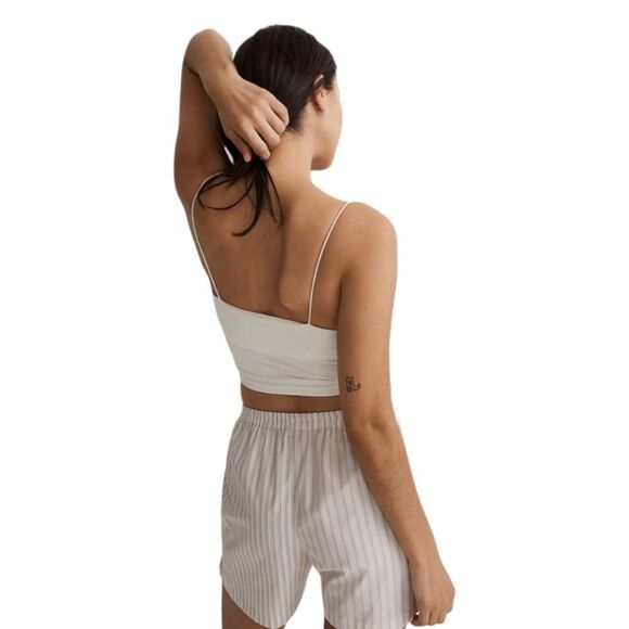 Madewell NWT Flex Sweetheart Brami Tank in Lighthouse | Easy Everyday Layer S - Picture 4 of 12